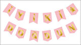 FLAMA İYİKİ DOĞDUN MAKARON PEMBE SET 1 ADET