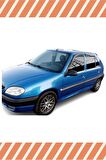 Citroen saxo tüm modellerine özel 4’lü mügen tip cam rüzgarlığı