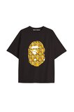 UNİSEX Bay Bape Desenli Siyah Yazlık T-shirt