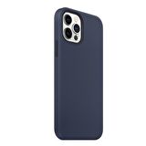 Smcase iPhone 12 Pro Kılıf Manyetik Lansman İçi Süet Silikon