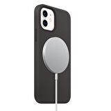Smcase iPhone 12 Pro Kılıf Manyetik Lansman İçi Süet Silikon