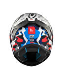 Mt Helmets Stinger 2 Yozu A7 Parlak Fullface Motosiklet Kaskı