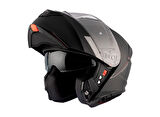 MT Genesis Sv Solid A1 Mat Çene Açılır Kask SİYAH