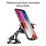 Baseus Otomatik Mekanizma Gravity Torpido Üstü Araç İçi Telefon Tutucu Araç Tutucu Sarsılmaz Vantuzlu
