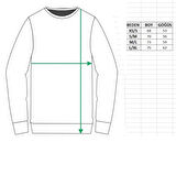 Erkek Bisiklet Yaka Basic Haki Yeşil 3 İplik İçi Polarlı Şardonlu Sweatshirt