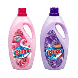 Bingo Soft Yumuşatıcı 3 lt Gülpembe ve Lavanta 2 li Paket