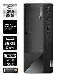LENOVO Neo 50T i5 12400 36GB RAM 2TB SSD RX550/4GB W11HOME 11SE00BJTX MASAÜSTÜ PC & PER4 BELLEK