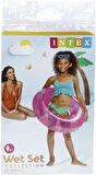  INTEX 59260 ŞEFFAF JUMBO SİMİT PEMBE 76CM