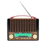 Güneş Enerjili Bluetoothlu Radyolu Müzik Kutusu Usb/Sd/Aux/Mp3 Player/El Fenerli-Nostalji Radyo