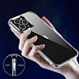 Gpack Apple iPhone 13 Pro Kılıf Forst Lüx TPU Şeffaf Koruma