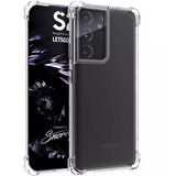 Smcase Samsung Galaxy S21 Ultra 5G Kılıf Darbe Korumalı Silikon 