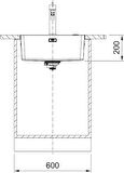 Franke Mythos Myx 210-50 Inox Eviye 127.0655.172