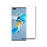 Smcase Huawei Mate 40 Pro Kılıf Lüks Mat Silikon  Tam Kapatan Ekran Koruyucu