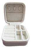 Takı Organizer Kutusu - Seyahat Aksesuar Çantası Düzenleyici-Mücevher Kutusu-Yerli Üretim-11x11x7 cm