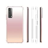 Smcase Huawei P Smart 2021 Kılıf Darbe Korumalı Silikon  Nano Ekran Koruyucu