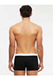 Erkek Siyah Contra Short Boxer