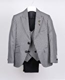 Doktor Junior Erkek Çocuk Yelekli Takım Elbise