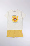 Mackays Erkek Çocuk Aslanlı Penye Şort Takım