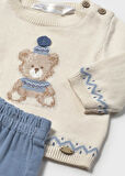Mayoral Newborn Erkek Bebek Kazak Ve Pantolon Set