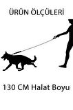 130 cm Reflektörlü Köpek Tasması Küçük Orta Büyük Köpek Gezdirme Kayışı Boyun Tasması Köpek İpi 1 Adet
