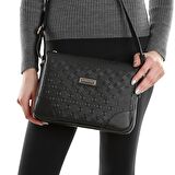 Silver Polo  Kadın Omuz Çantası 784-12771 SILVER POLO M46 SİYAH-MAT SİYAH
