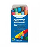 Robercolor Tebeşir Yuvarlak Tozsuz 10 LU Karışık Renk (10 paket) 5389 00