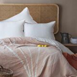 Apricitas Home Muslin Çift Kişilik Yatak Örtülü Nevresim Takımı June Bej