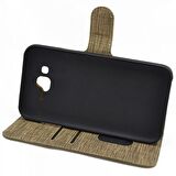 Smcase General Mobile GM 21 Plus Kılıf Kumaş Standlı Cüzdan