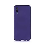 Smcase Samsung Galaxy A02 Kılıf Lüks Mat Kamera Korumalı Silikon  Nano Ekran Koruyucu
