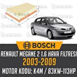 Renault Megane 2 1.6 16V 2003 - 2009 Bosch Hava Filtresi
