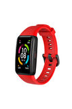 Huawei Band 6 için Silikon Kordon-47 Kırmızı