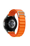 Huawei Watch GT 2 (42mm) 20mm için Alpine Loop Kordon-74 Turuncu