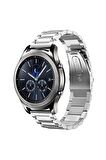 Huawei Watch GT 2 (46mm) 22mm için Klasik Metal Kordon-04 Gümüş