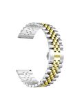 Honor Magic Watch 2 (42mm) 20mm için Zincir görünümlü Metal Kordon-36 Gümüş-Gold