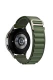 Galaxy Watch (42mm) 20mm için Alpine Loop Kordon-74 Yeşil