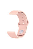 Xiaomi Watch S1 Active 22mm için Klasik Silikon Kordon-11 Pudra