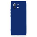 Smcase Xiaomi Mi 11 Lite Kılıf Kamera Korumalı Premier Silikon  Nano Ekran Koruyucu 