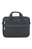 Case Club 102 Basic Siyah Evrak Laptop Çantası 15,6 Inç Omuz Askılı Su Geçirmez Kumaş