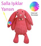 LED IŞIKLI, Uyku Arkadaşı Uzun Kulak Bunny Peluş Tavşan 65cm