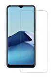 Smcase Realme C21 Kılıf Biye Mat Silikon  Nano Ekran Koruyucu