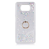 Smcase Xiaomi Poco X3 NFC Kılıf Sulu Yüzüklü Milce Glitter Silikon