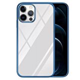 Smcase iPhone 12 Pro Kılıf Tarex Pixel Plating Lazer Sert Rubber Silikon  Nano Ekran Koruyucu