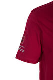 Erkek Tişört Bisiklet Yaka Bordo Slim Fit Baskılı T-shirt NCS JEANS 1296