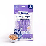 Zampa Creamy Delight Ton Balıklı & Krill Kedi Krema Ödül Maması – 16gr x 5