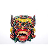 Duvara Asmalı Renkli Maske 18 Cm