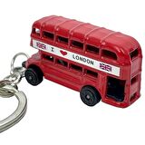 Metal Anahtarlık Londra Otobüs London Bus