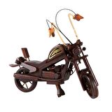 Dekoratif Ahşap Harley Davidson Motosiklet 40 cm