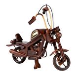 Dekoratif Ahşap Harley Davidson Motosiklet 40 cm