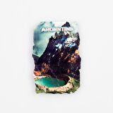 Arjantin Krater Gölü Fresco Magnet