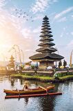 Endonezya Ulun Danu Fresco Magnet